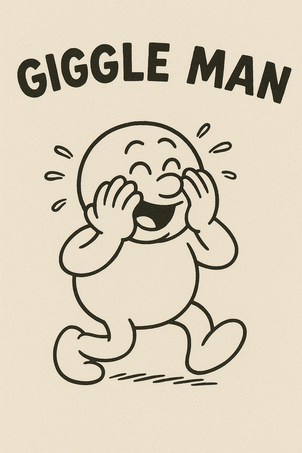 Giggle Man illustrated